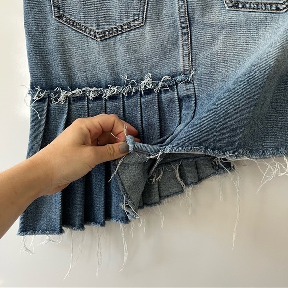 HABITUAL Corrinna Asymmetrical Denim Skirt - Picture 11 of 15